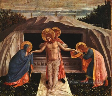 Mise au tombeau 1438 Renaissance Fra Angelico Peinture à l'huile